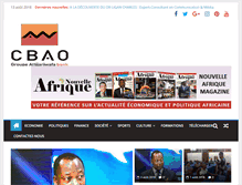 Tablet Screenshot of nouvelleafriquemagazine.com